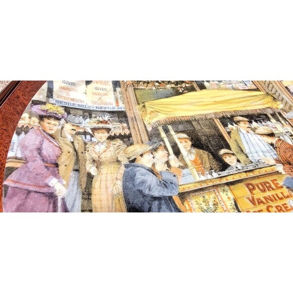 Davenport Pottery 1991, Ltd Ed "The Ice Cream Seller" Cries of London Plate VTG - Picture 11 of 16